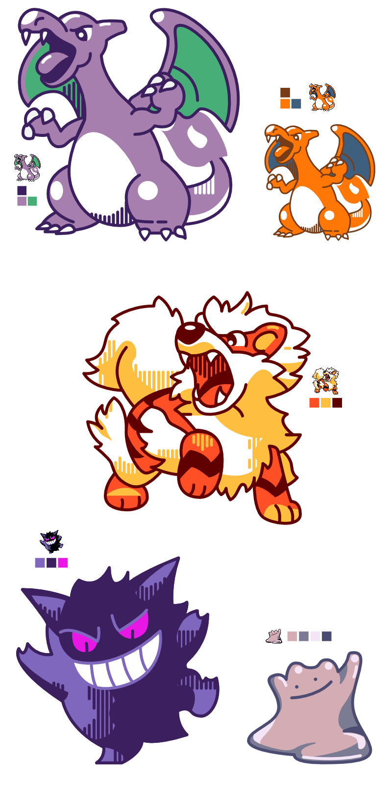 Pokemon Sprite Redraws